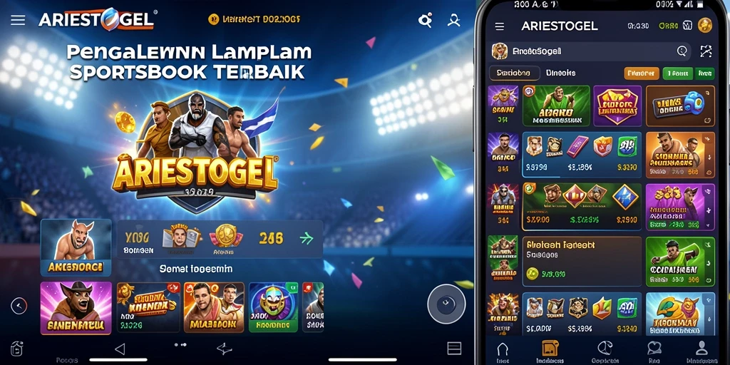 Tampilan gameplay ARIESTOGEL yang menarik dan interaktif.