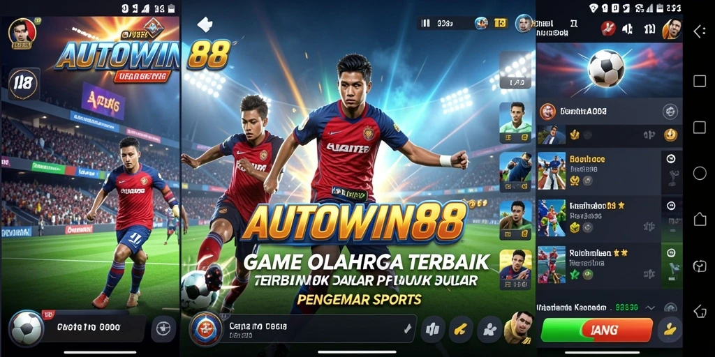 Screenshot AUTOWIN88 menunjukkan gameplay olahraga yang mengasyikkan.