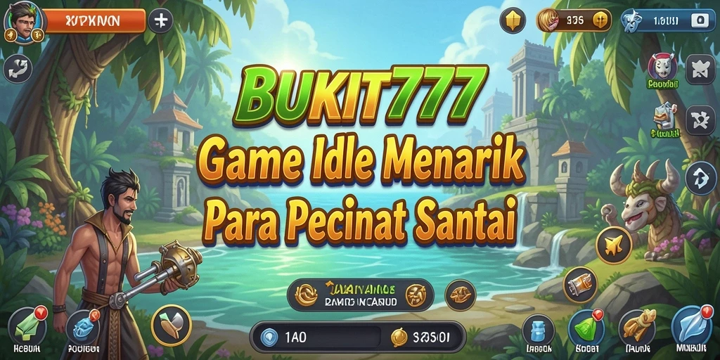 Screenshot utama BUKIT777 menampilkan gameplay santai yang mengasyikkan.