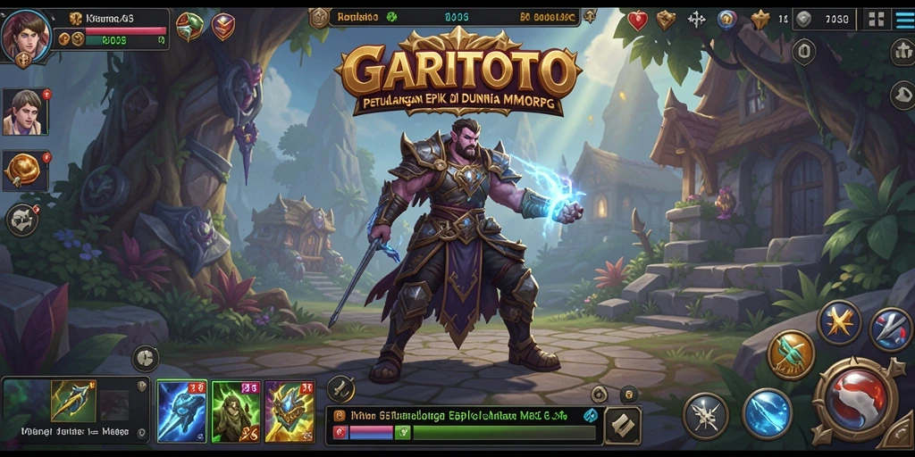 Tampilan gameplay menarik di dunia fantasi GARITOTO.