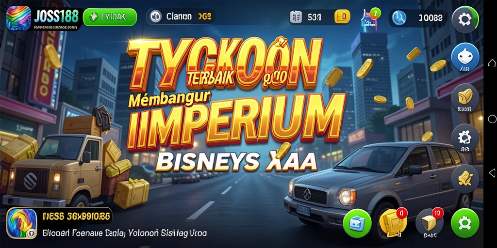 Tampilan screenshot JOSS188 menunjukkan gameplay seru dalam merancang bisnis.