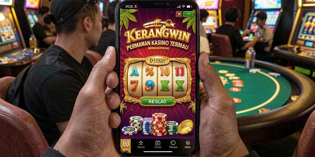 Tampilan gameplay KERANGWIN yang penuh warna dan menarik.
