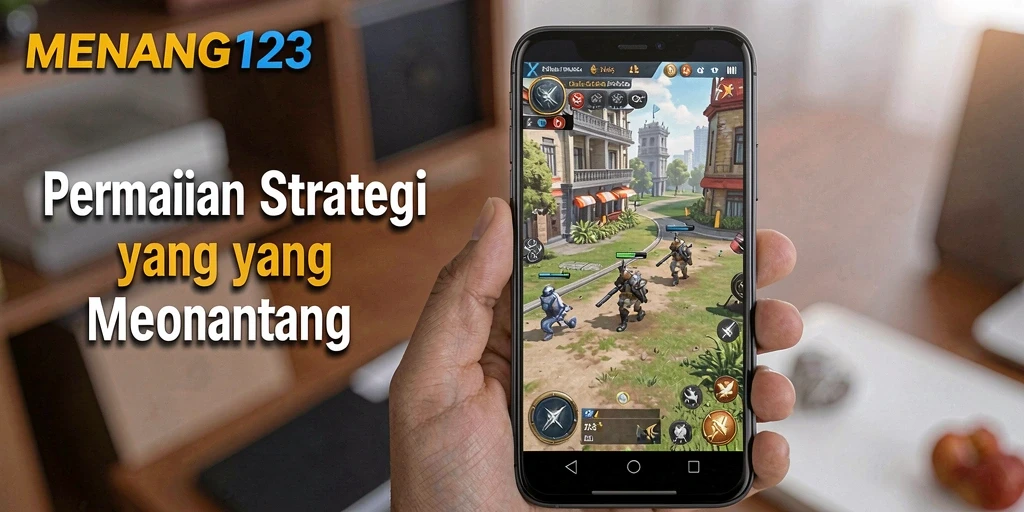Screenshot gameplay MENANG123 menunjukkan aksi strategis yang intens.