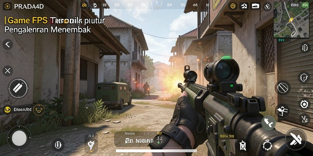 Gameplay PRADA4D penuh aksi dan menantang.