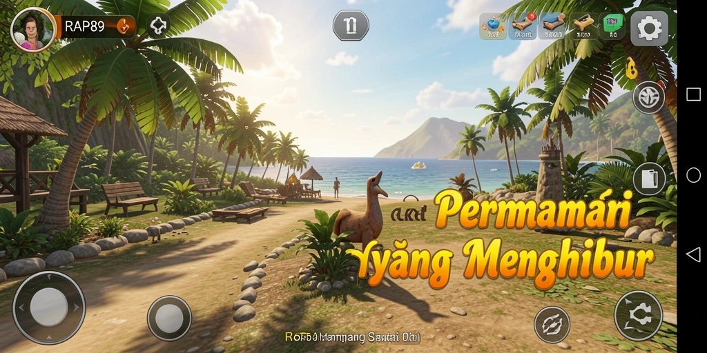 Tampilan gameplay seru dari RAP89 yang penuh tantangan.