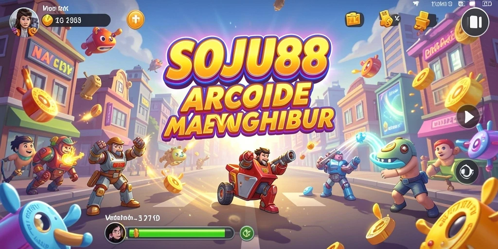 Screenshot gameplay seru dari SOJU88 yang menampilkan aksi Arcade.