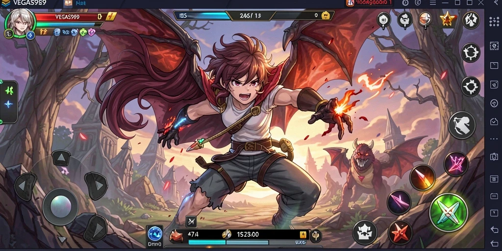 Tampilan gameplay seru dan karakter menarik dari <strong>VEGAS969</strong>.