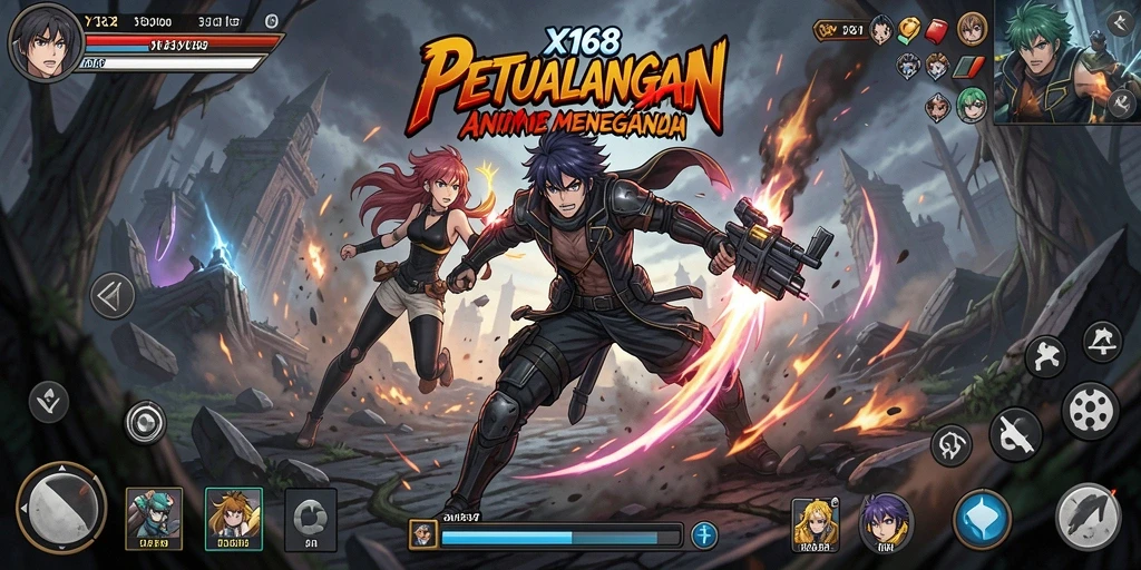 Gameplay seru dengan karakter Anime yang ikonik.